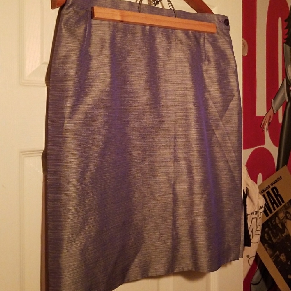 Shimmery Grey/Lavendar Byblos Skirt